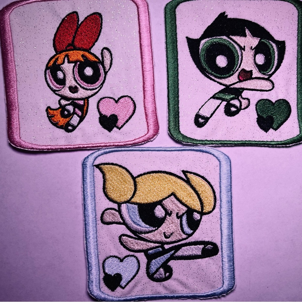 Powerpuff girls iron on patches
